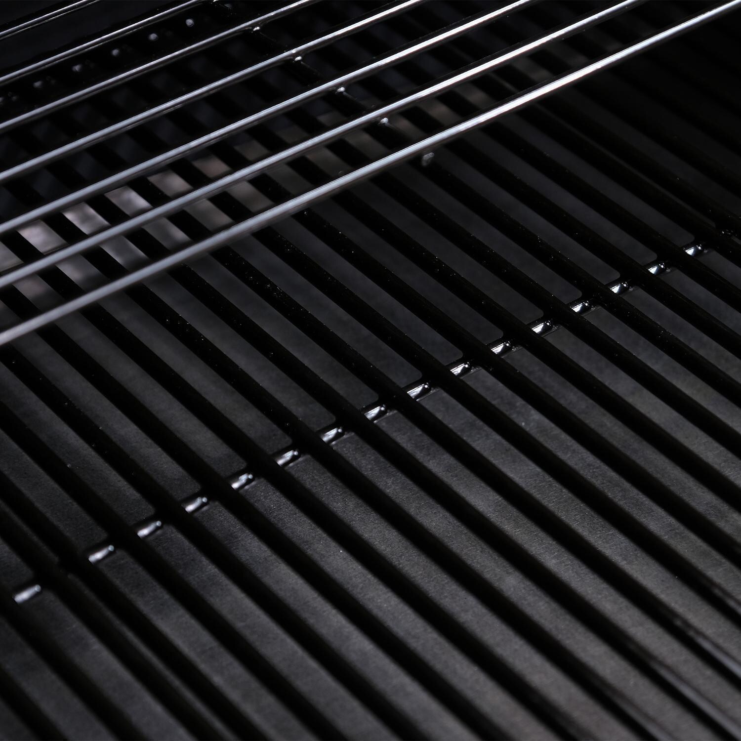 Victory BBQ-PG + BBQ-PG-CVR + BBQ-PLT20-HK + BBQ-PLT20-MQ + BBQ-PLT20-AP 35-Inch Wood Pellet Grill, Cover, & 20 Lb. Hardwood Pellets Ultimate Starter Pack - 7mm Porcelain Coated Steel Cooking Grids - Detail thumbnail