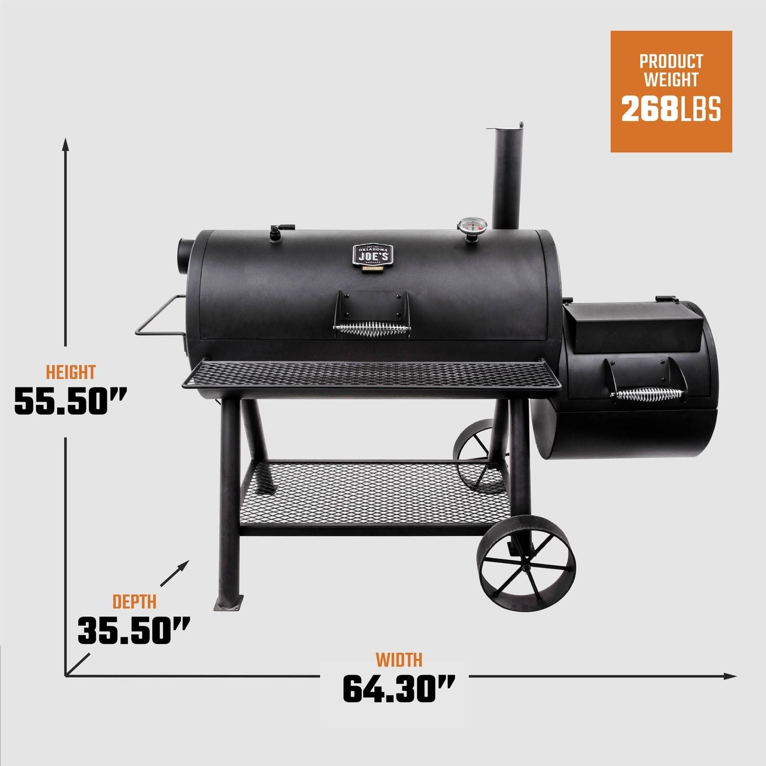 Oklahoma Joe's Longhorn Reverse Flow Smoker - 17202053 : BBQGuys