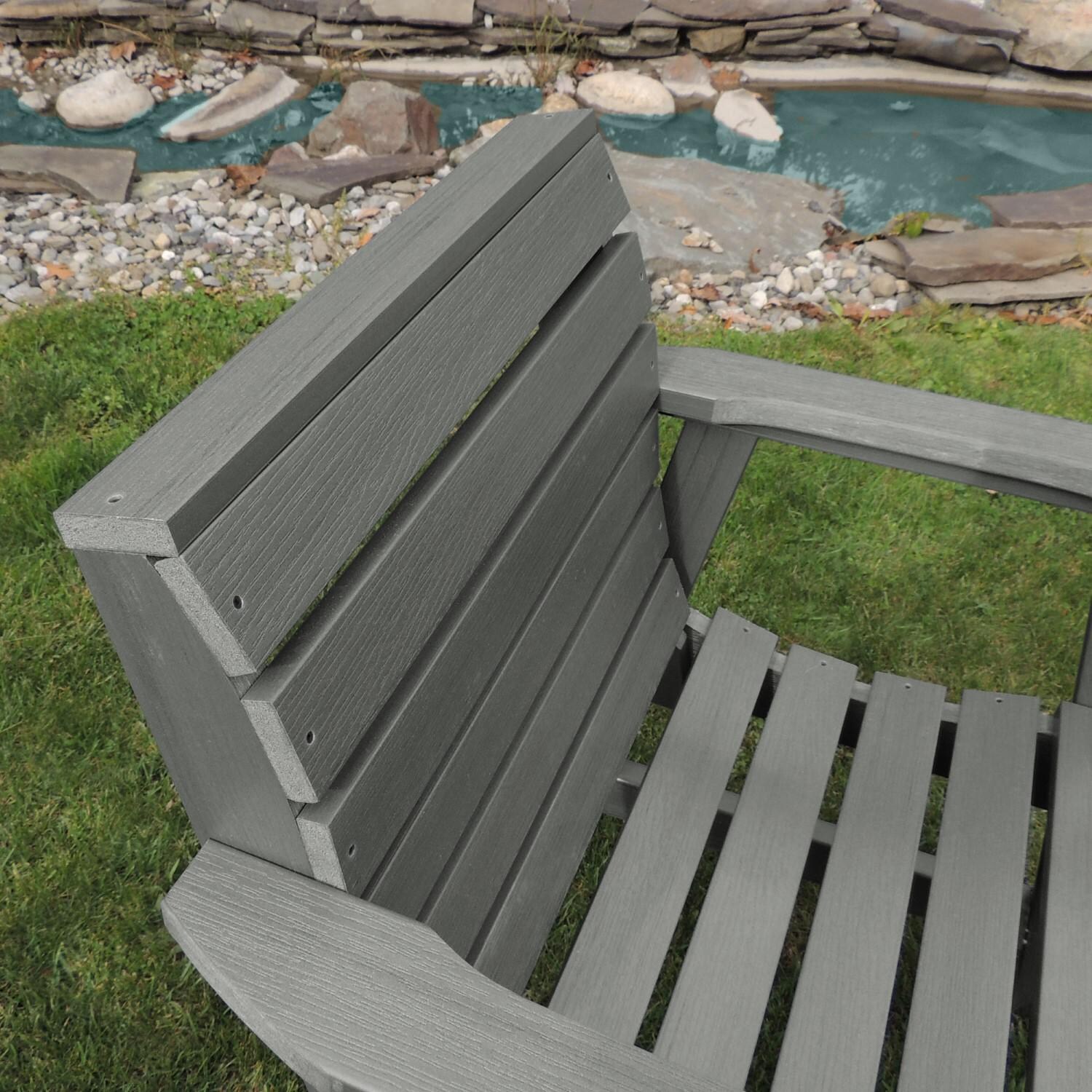 Lakeview Elm Pointe Garden Chair - Coastal Teak - Back thumbnail