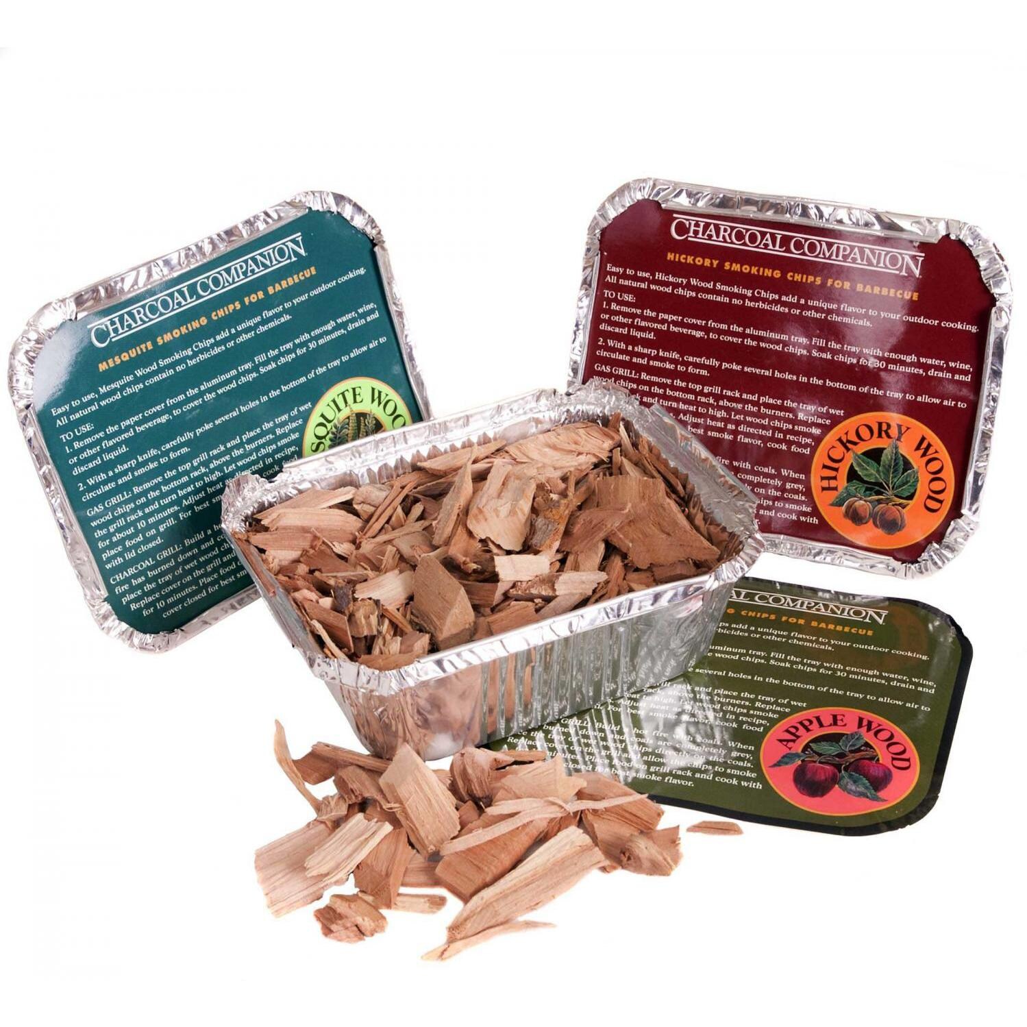 Wood Chip Blend Sampler Pack With Hickory Mesquite And Apple thumbnail