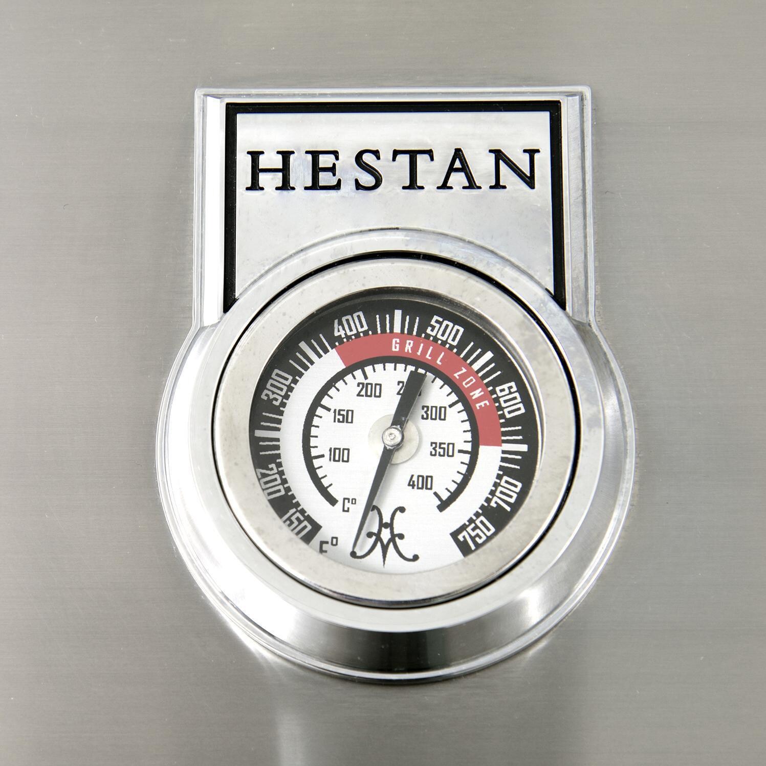 Hestan 42-Inch Freestanding Gas Grill - Temperature Gauge