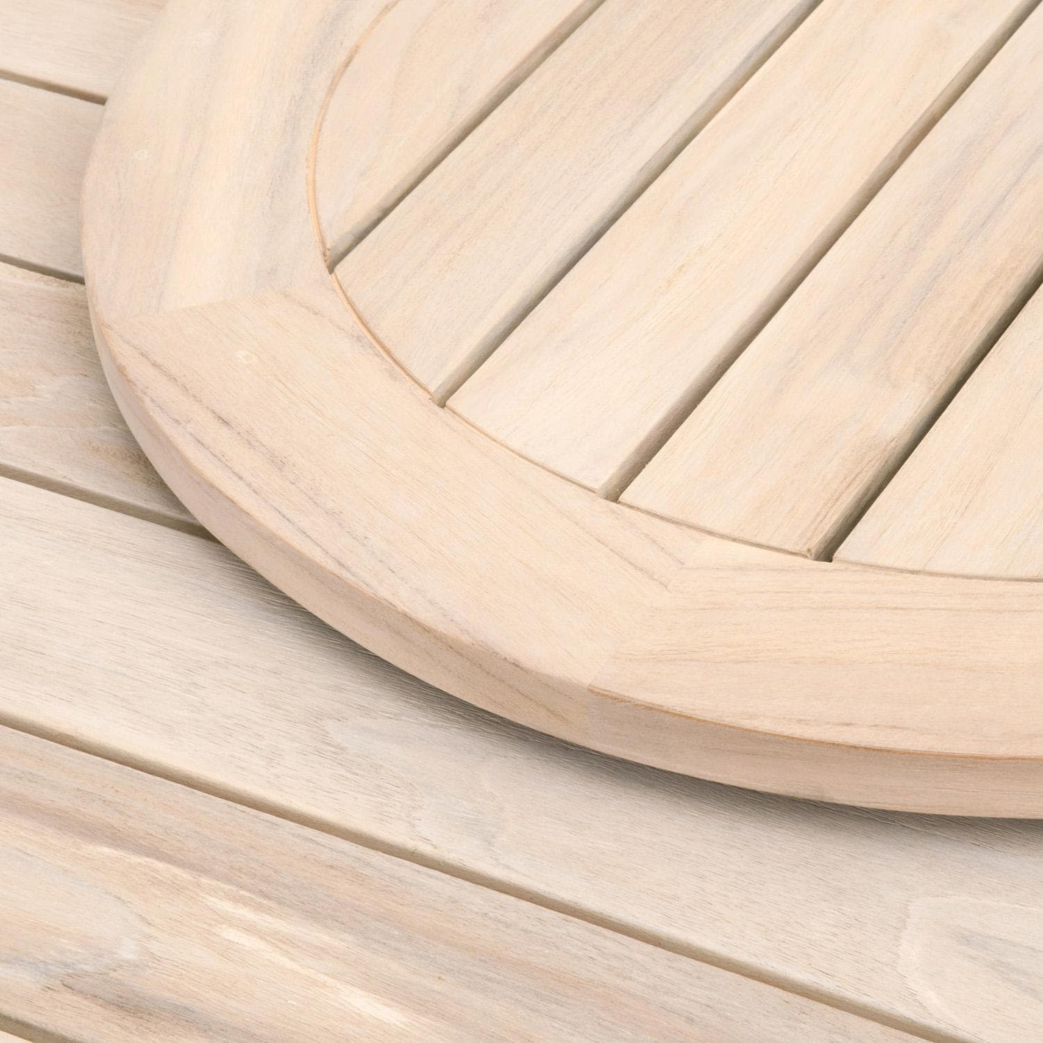 Lakeview Teak Lazy Susan in Gray Teak - Detail thumbnail