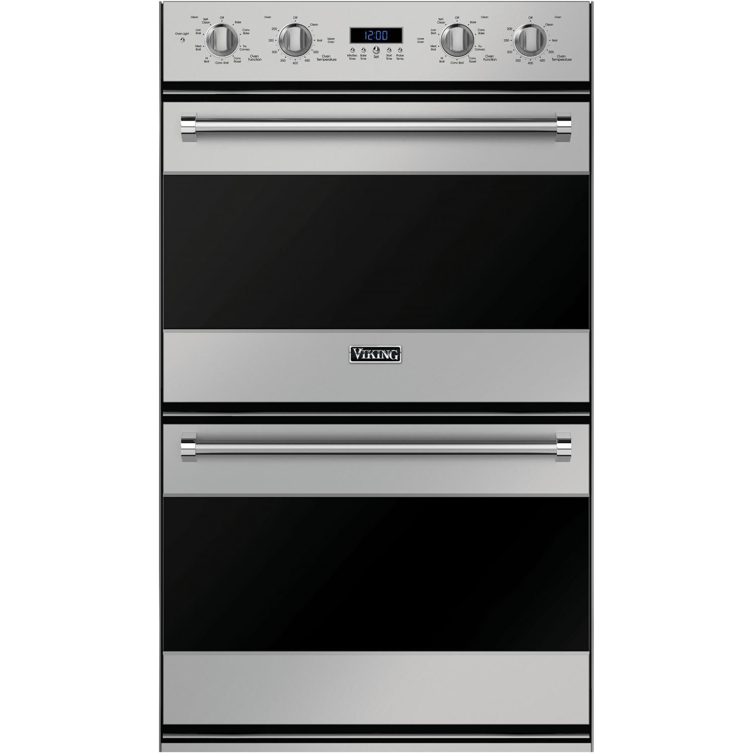 Viking 3 Series 30-Inch Electric Convection Double Oven - Stainless Steel - RVDOE330SS thumbnail