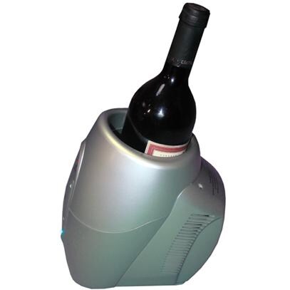 Vinotemp VT-CHILLER SLVR Single Bottle Wine Chiller / Warmer Full View