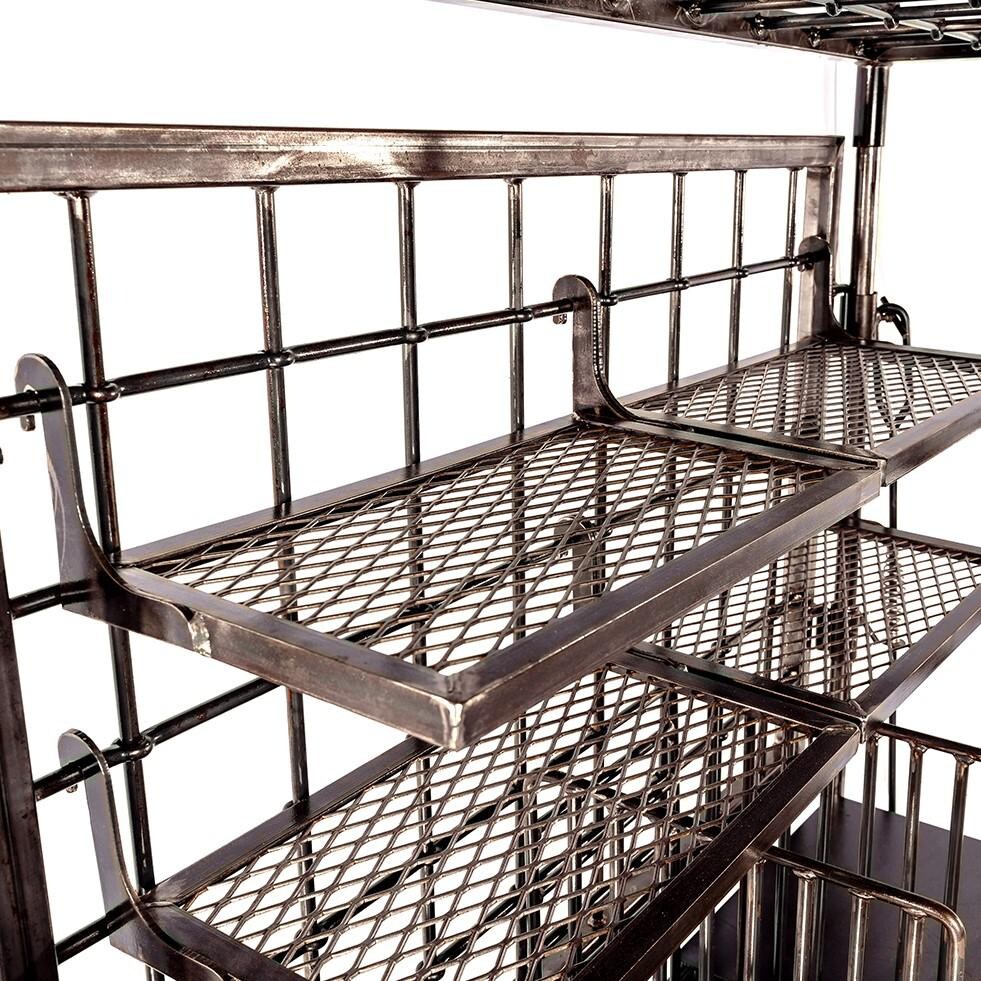 Texas Original Pits LFT-LOADED Laredo Loaded Live Fire Table - Adjustable Grill Shelf thumbnail