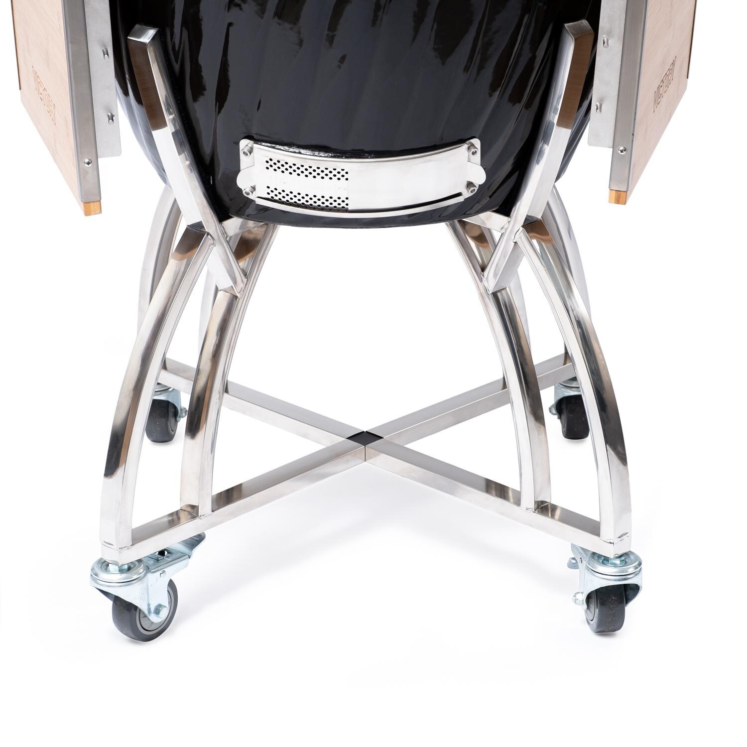 Victory - BBQ-VCT-K-24B - 21-Inch Kamado Grill & Smoker - 304-Grade Stainless Steel Cart thumbnail