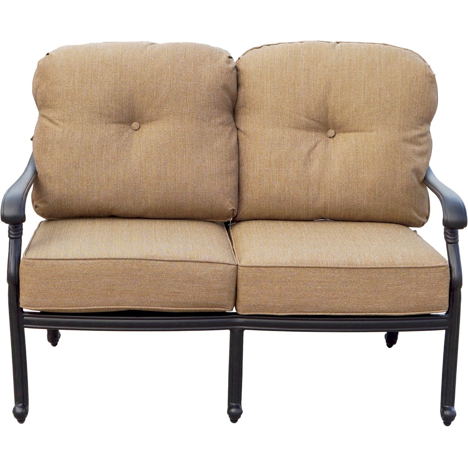 Santa Monica 6Piece Patio Deep Seating Conversation Set with Cushions and 24 Inch Round End