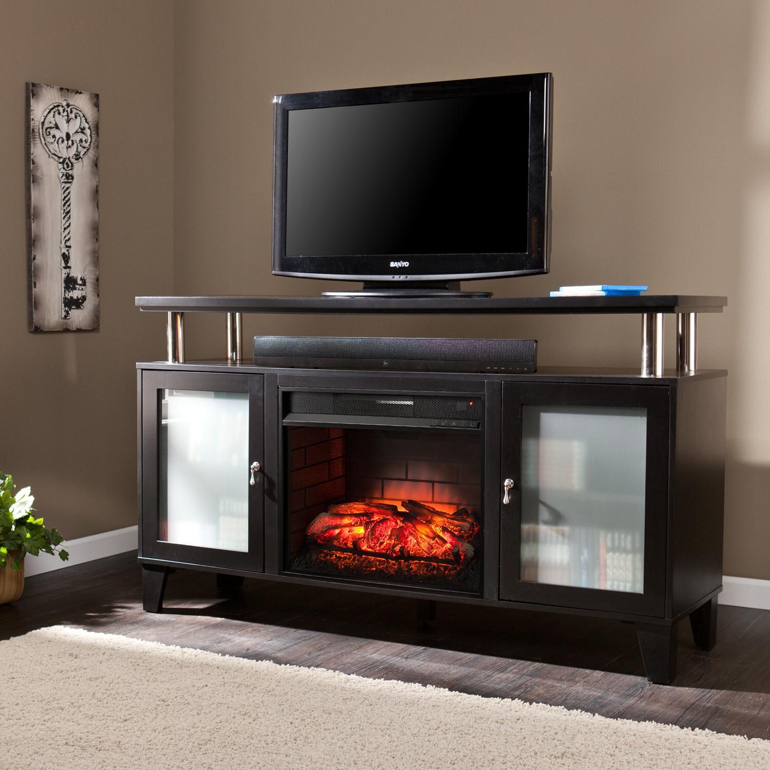 Southern Enterprises Fireplace Entertainment Centers