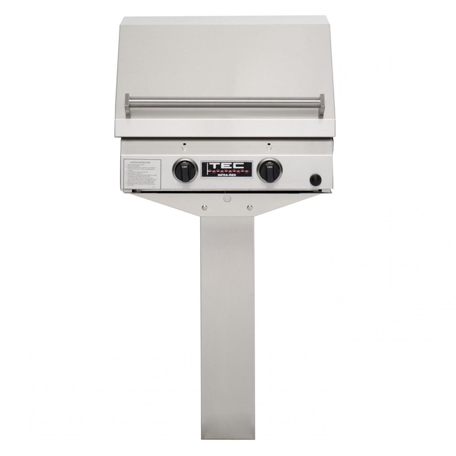 TEC Sterling II FR 26-Inch Freestanding Infrared Propane Gas Grill On In-Ground Post thumbnail
