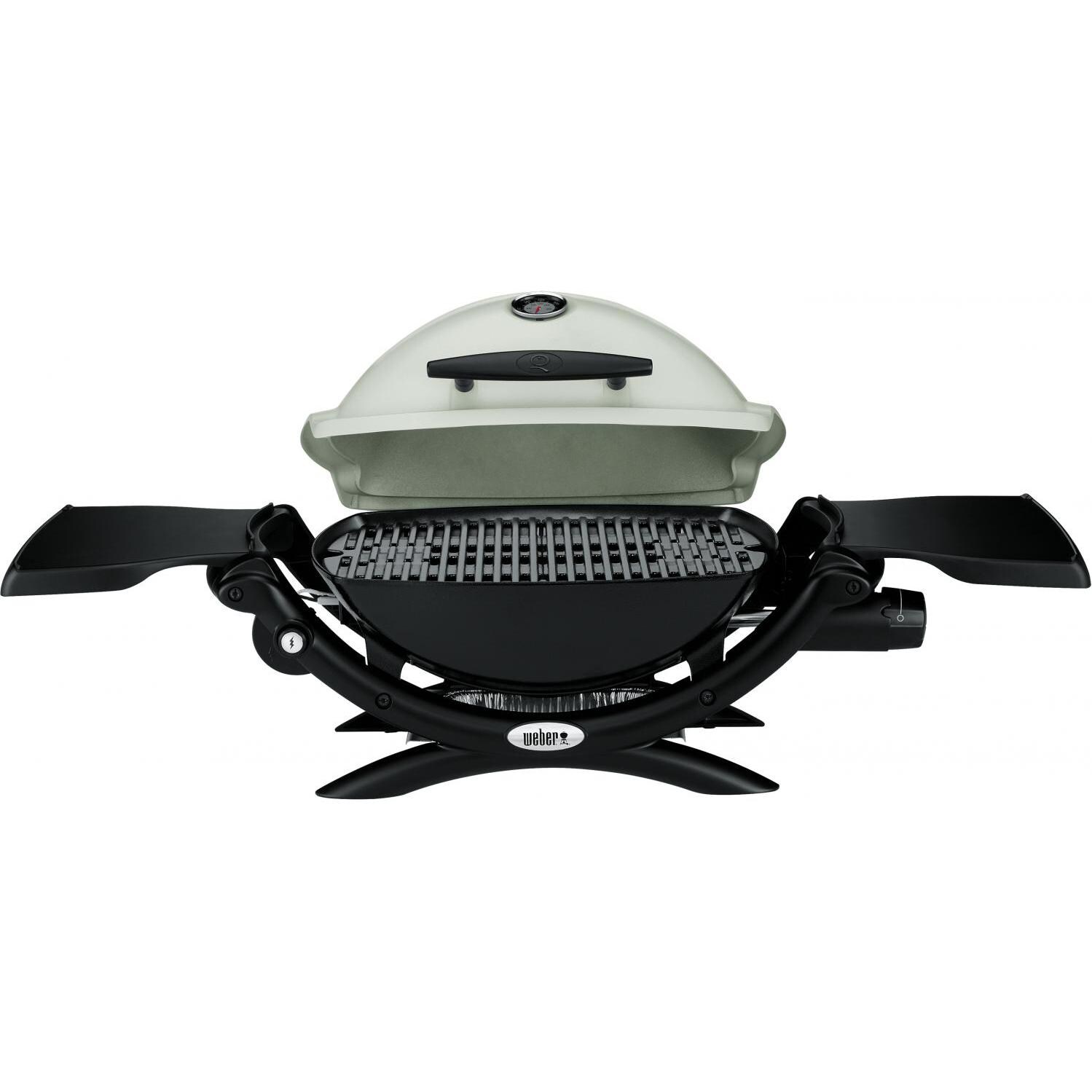 Weber Q 1200 Portable Propane Gas Grill - Open View thumbnail