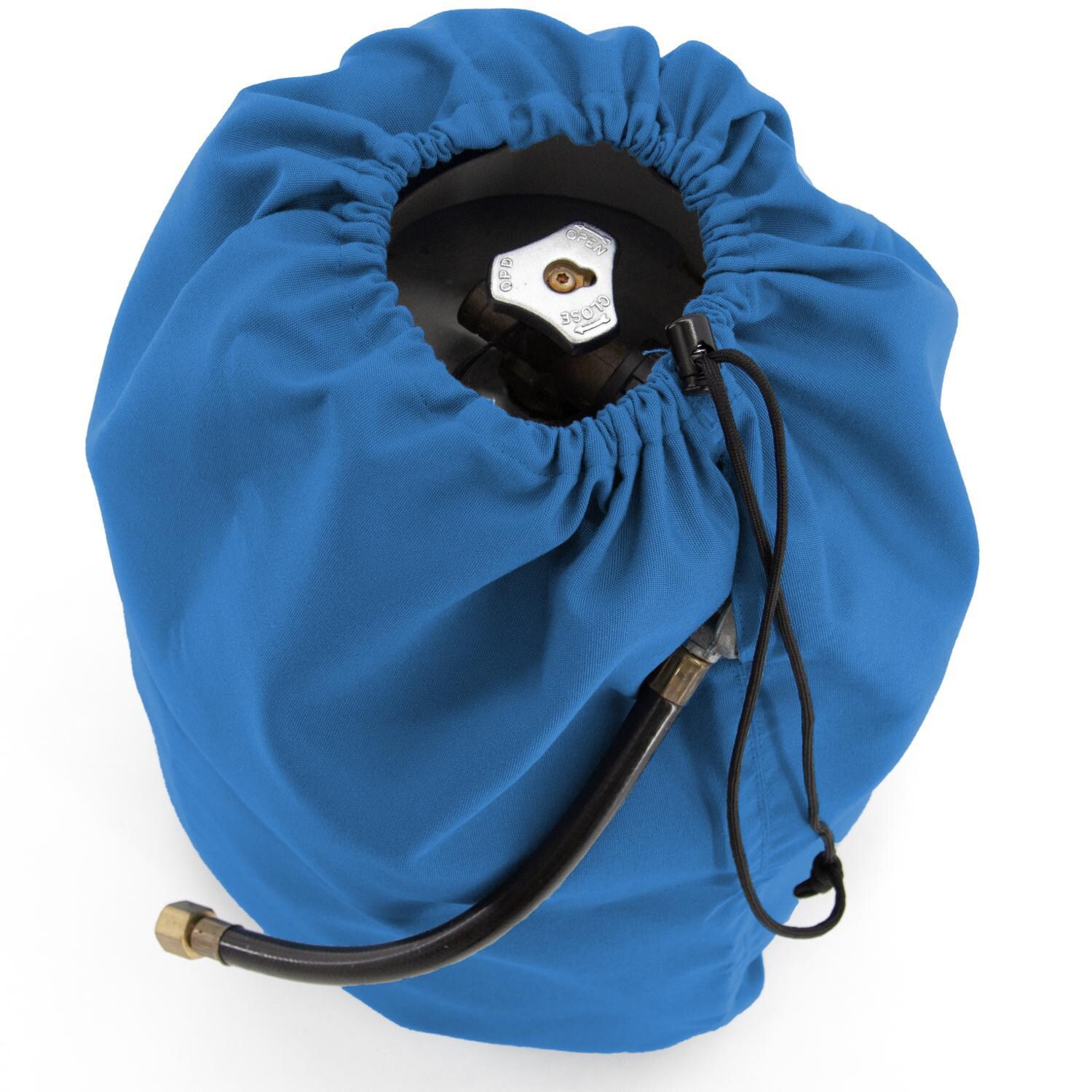 Signature Series Propane Tank Cover by BBQGuys - In Use Above thumbnail