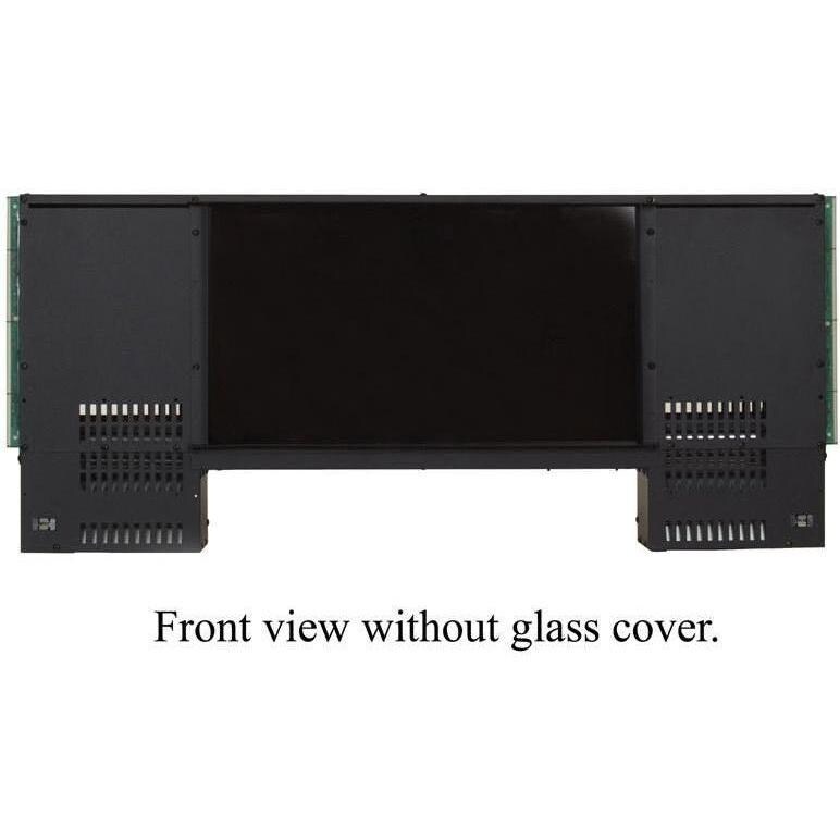 Celsi GL2029USC Curved Electric Wall Mount Fireplace Front Without Glass Cover thumbnail
