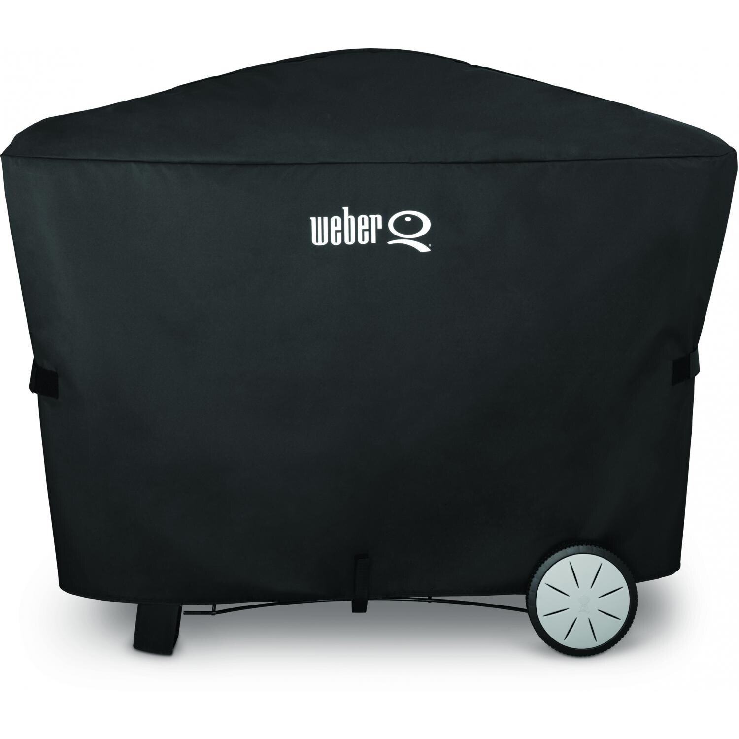 Weber 7112 Premium Grill Cover For Q 2000 & 3000 Series Gas Grills On Patio Cart