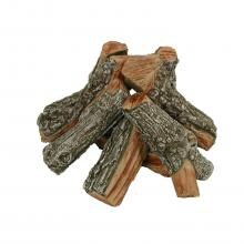 Rasmussen 12-Inch Bark/Split Fire Pit Logs - Round Stack (Logs Only - Burner Not Included) image