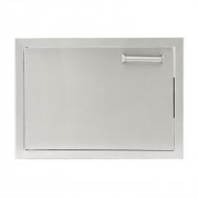 BBQGuys Sonoma Series 20-Inch Stainless Steel Left-Hinged Single Access Door - Horizontal