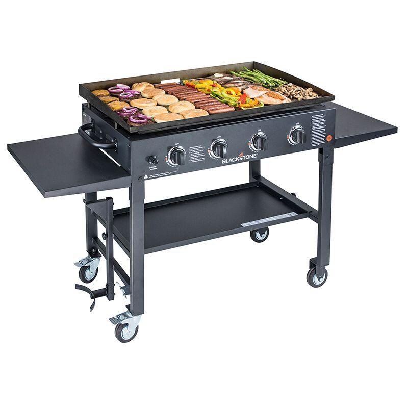 Blackstone 36-Inch Outdoor Griddle Cooking Station With Food - G1554 thumbnail