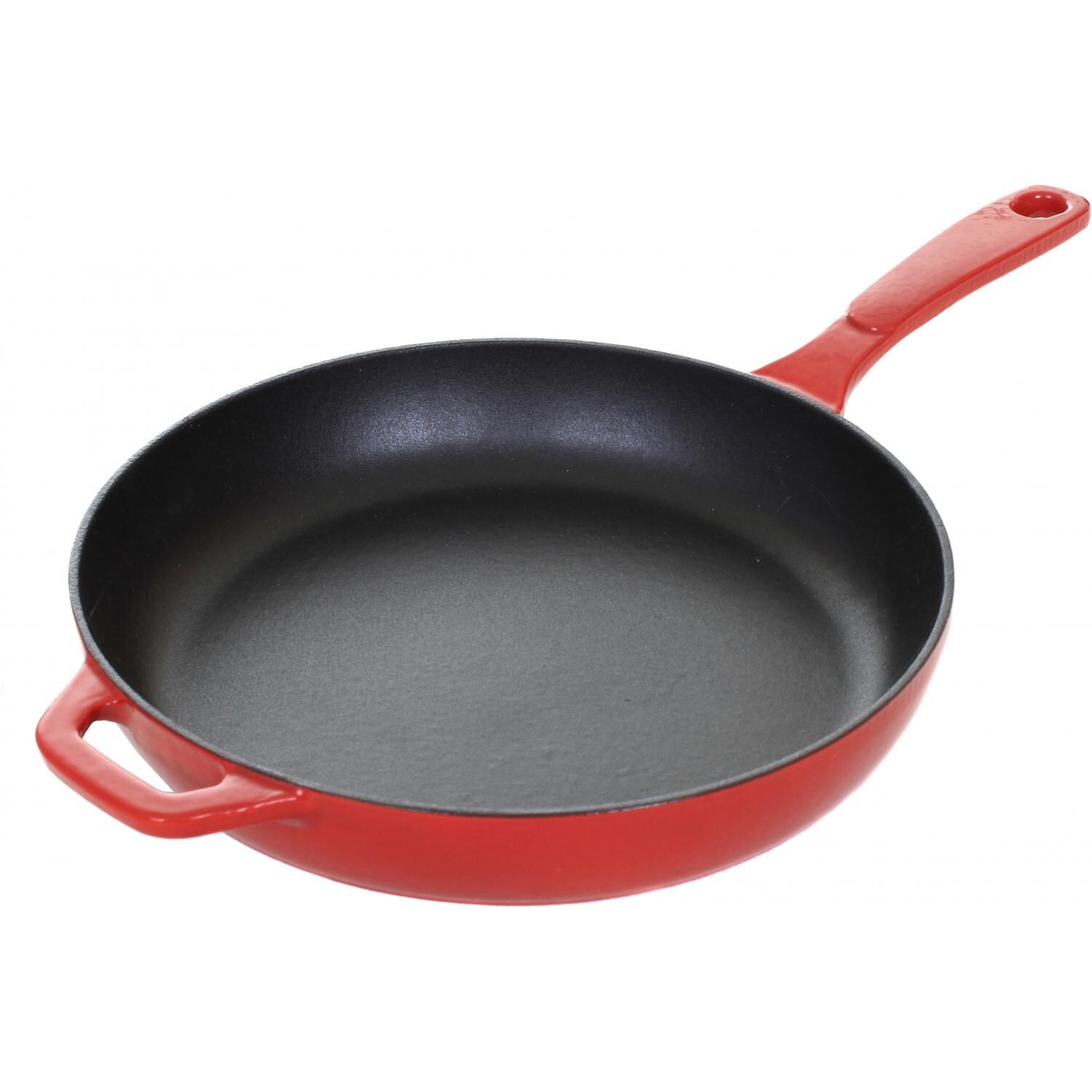 Lodge Skillets Island Spice Cast Iron Enamel Skillet, Gradated Red thumbnail
