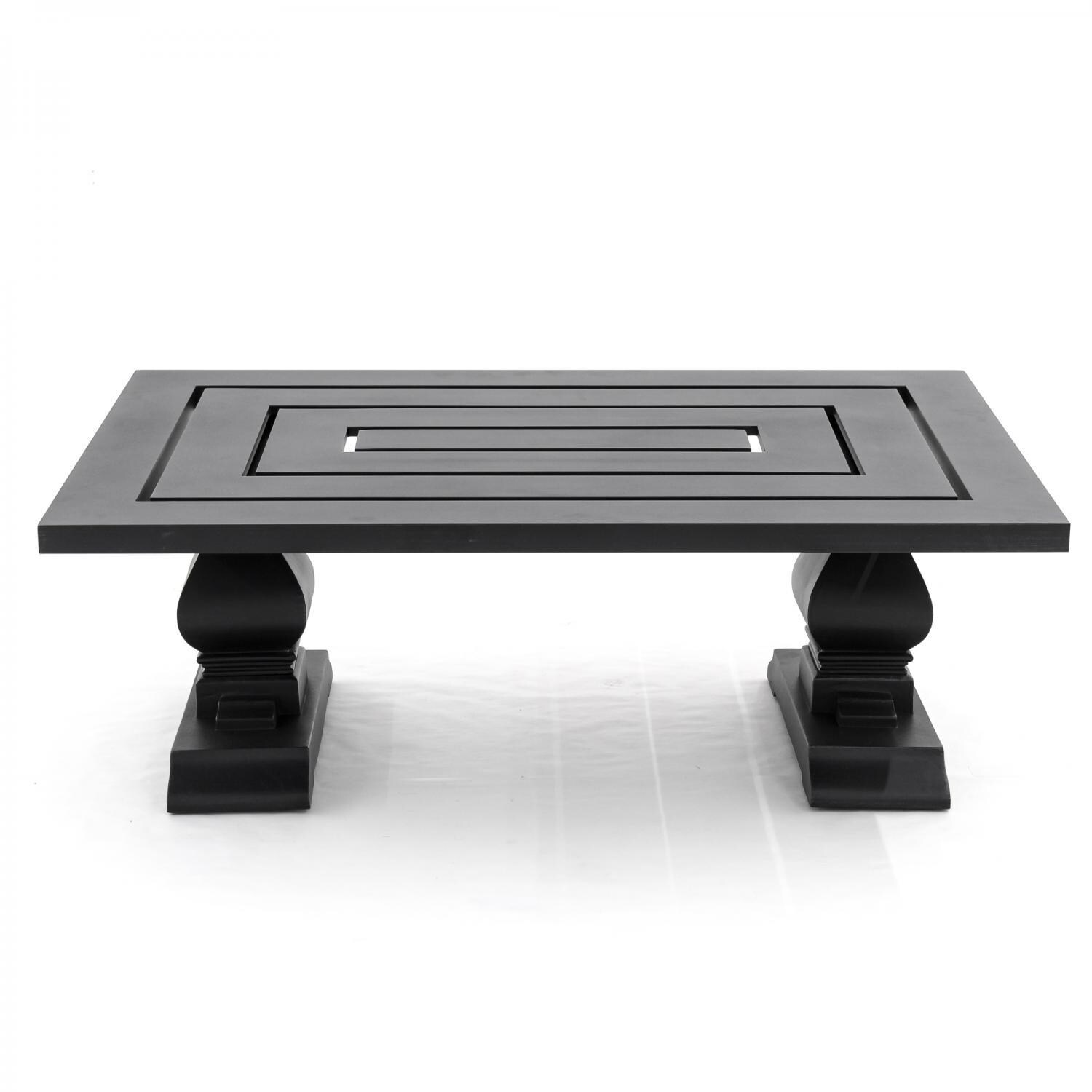 St Charles Cast Aluminum Patio Coffee Table By Lakeview Outdoor St Charles Cast Aluminum Patio Coffee Table By Lakeview Outdoor Designs