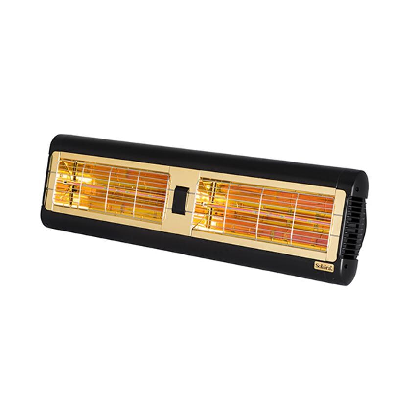 Solaira Candel Series Electric 32 1/8-Inch Patio Heater - Alpha (H2) - 3000 Watts - 240V - Black