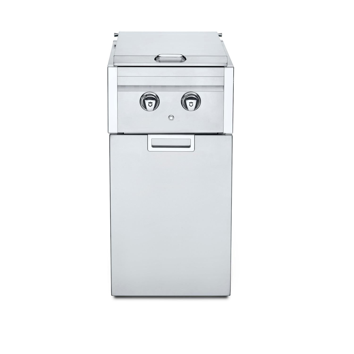 Crown Verity ICM-SB-SIBULK Infinite Series 18-Inch Stainless Steel Cabinet Module with Propane Dual Side Burner (Bulk Tanks Only) thumbnail