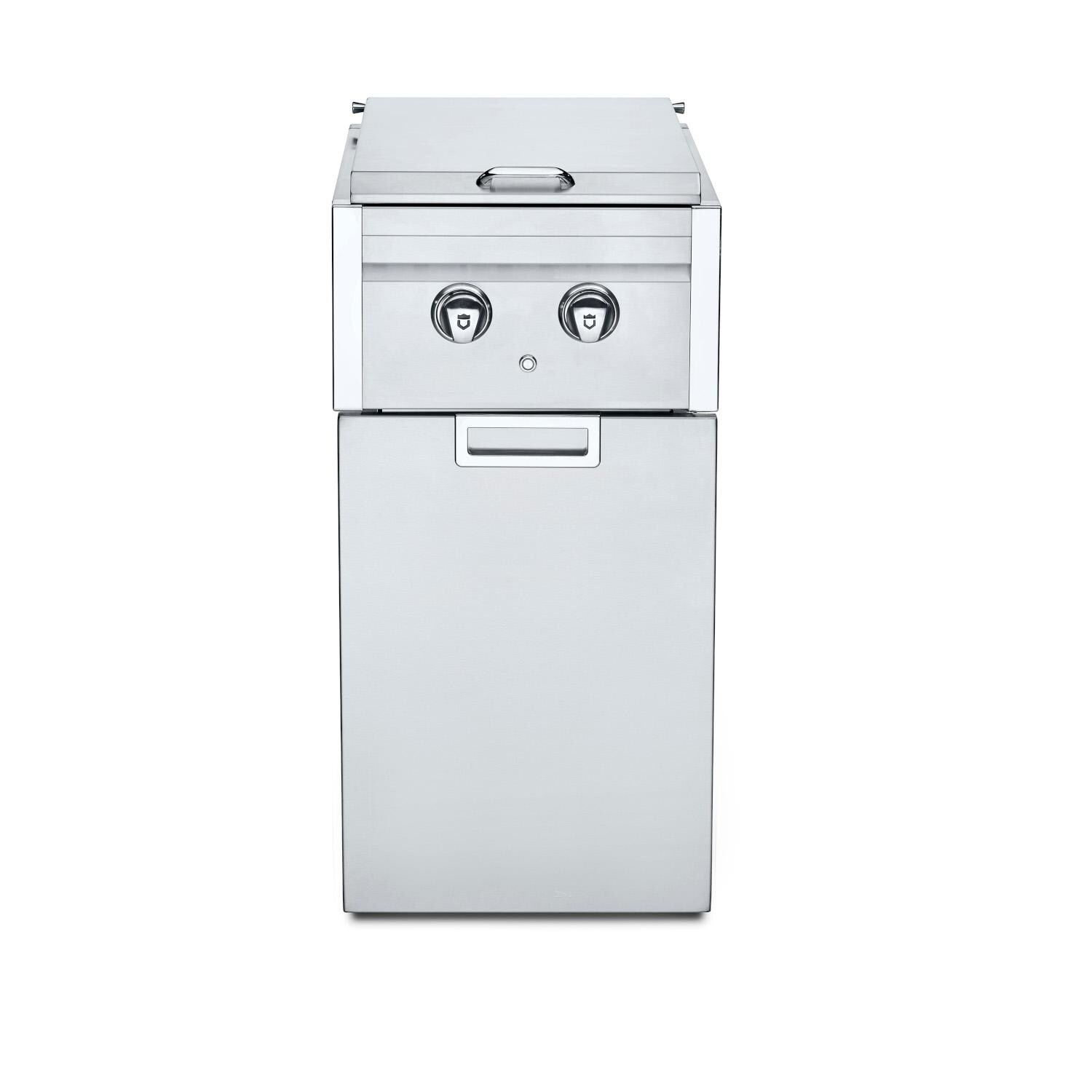 Crown Verity Infinite Series 18-Inch Stainless Steel Cabinet Module w/ Propane Dual Side Burner (Bulk Tanks Only) - ICM-SB-SIBULK