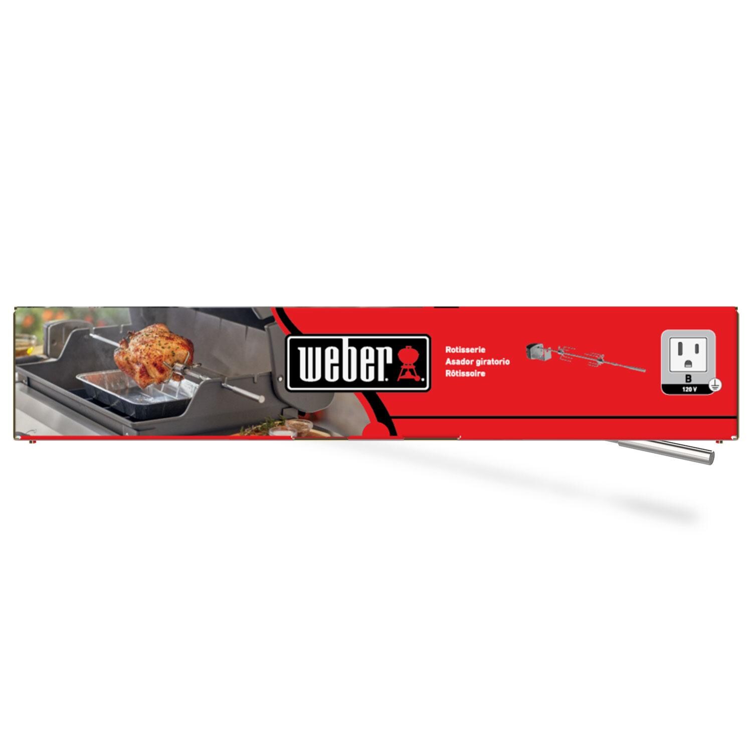 Weber 3400252 Rotisserie Kit - Packaging - White Background thumbnail