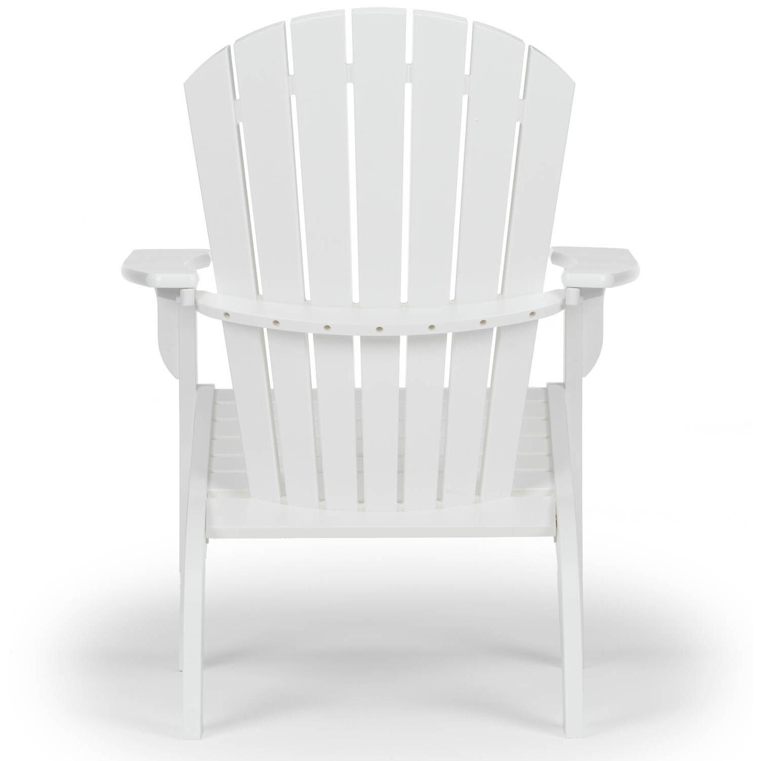 Adirondack MGP Outdoor Lounge Chair By Telescope Casual - Back View (Shown in Textured Snow) thumbnail