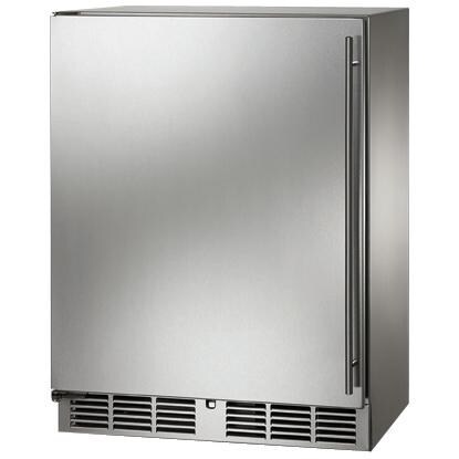 Perlick Signature Series Sottile 3.1 Cu. Ft. Left Hinge Built-In Compact Refrigerator - Stainless Steel - HH24RS-3-1L