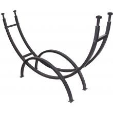 UniFlame 70-Inch Black Contemporary Log Rack - W-1859 image