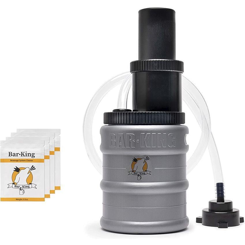 Zephyr PRKB24C01AS-OD Presrv 24-Inch Outdoor Kegerator & Beverage Cooler Single Tap on Rolling Casters w/ Line Cleaning Kit - Beer Line Cleaning Kit thumbnail