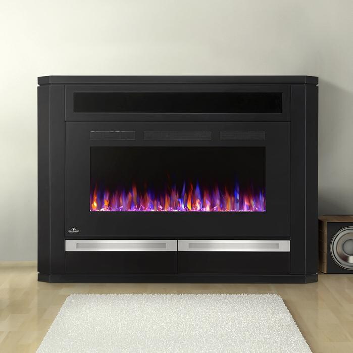 Napoleon NEFP42-1815B 54-Inch Alanis Electric Fireplace Media Console - Black - Lifestyle thumbnail