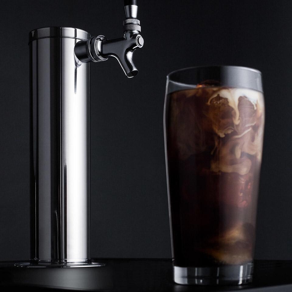 Summit SBC696OSCF Commercial Outdoor Rated Single Tap Cold Brew Coffee Dispenser / Kegerator - Poured Drinks thumbnail