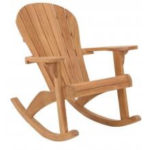 Seacoast Teak Patio Adirondack Rocking Chair By Douglas Nance