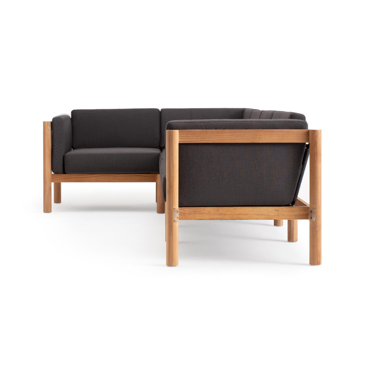 Neighbor SECT5 - CO 5 Piece Sectional W/ Sunbrella Cushion Arms - Long Side View thumbnail