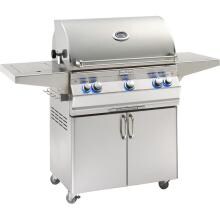 Fire Magic Aurora A540s 30-Inch Natural Gas Grill With One Infrared Burner, Analog Thermometer, Rotisserie And Single Side Burner - A540s-6LAN-62 image