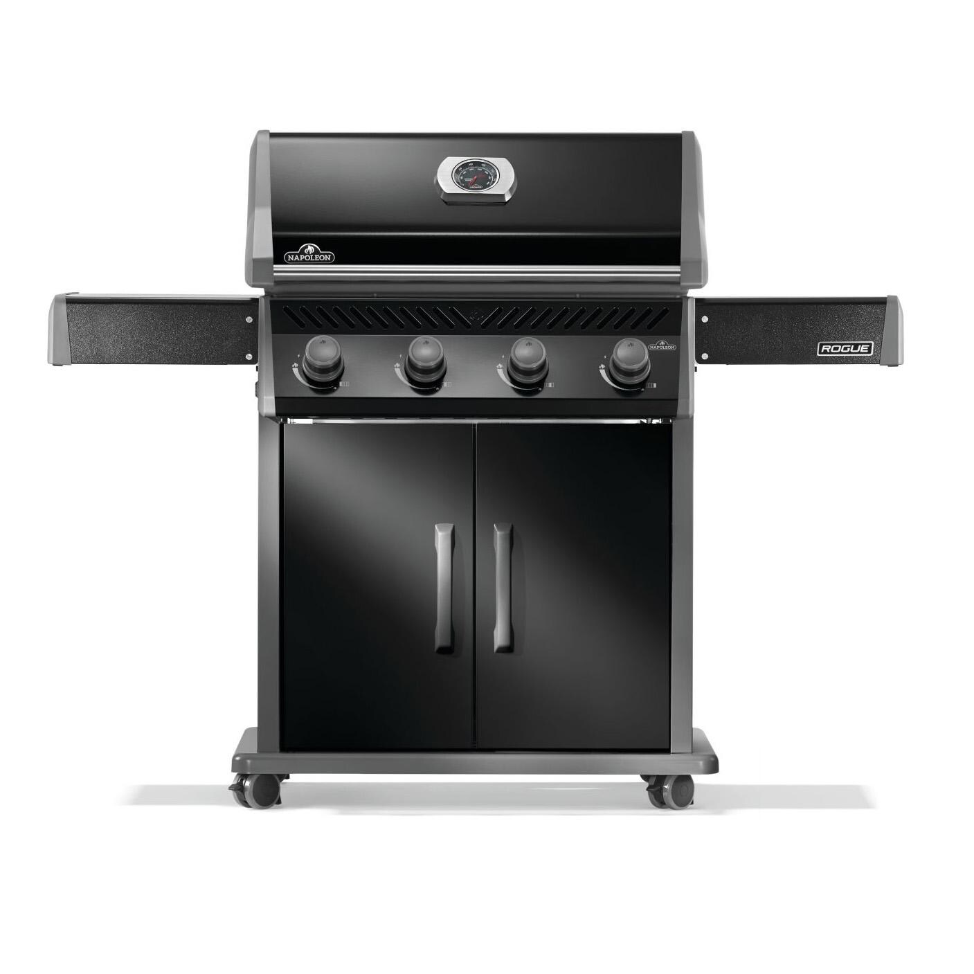 Napoleon Rogue 525 4-Burner Natural Gas Grill w/ Stainless Steel Grids - Black - R525NK-2-SS