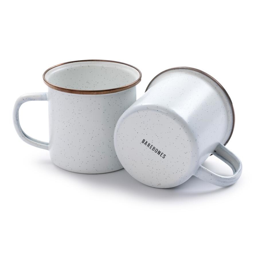 Barebones Living BND-1342 Enamel Dining Set - 16pc - Eggshell - Mugs thumbnail