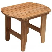 24 X 17 Inch Rectangular Teak Patio End Table By Douglas Nance image