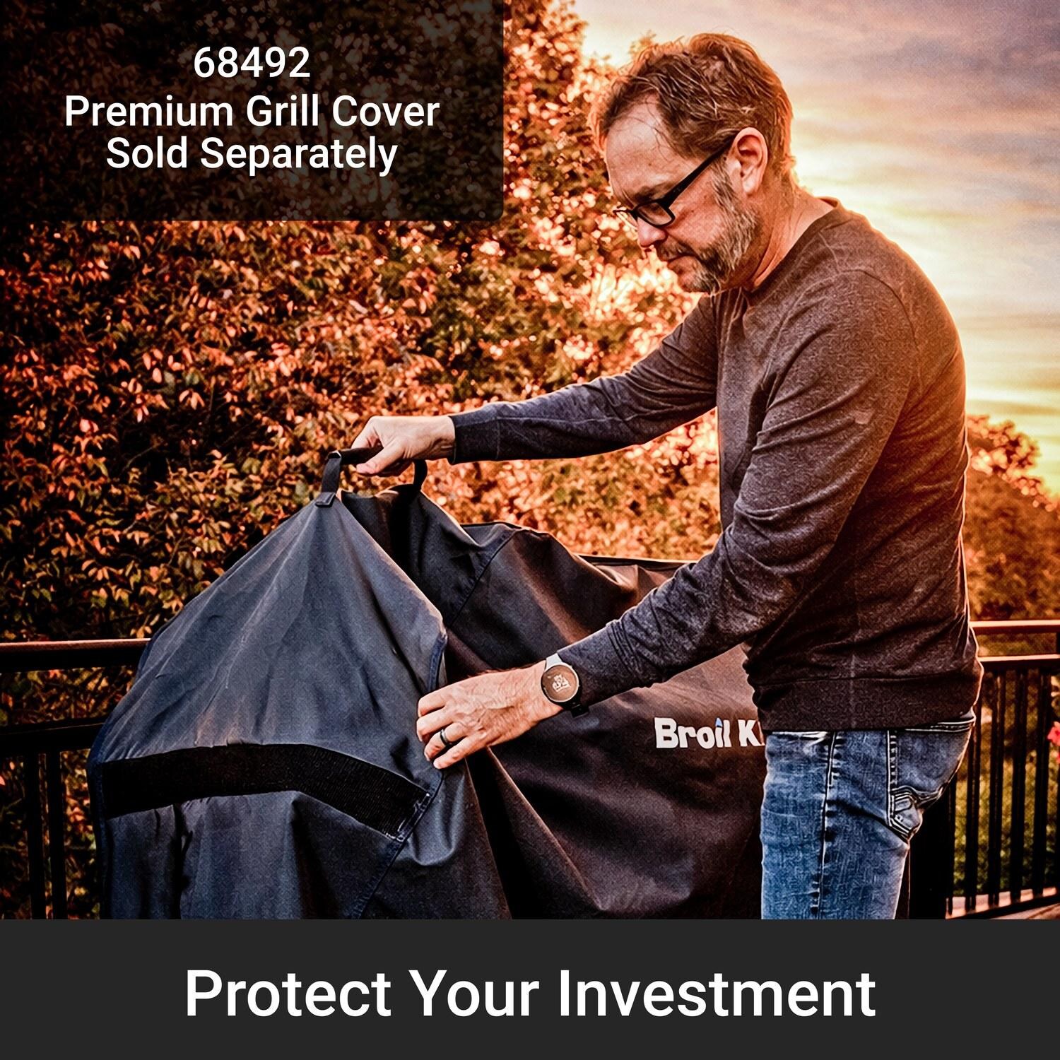 Broil King 688247 Regal Q 590 Pro IR Natural Gas Grill - Protect Your Investment (Grill Cover) - Detail thumbnail