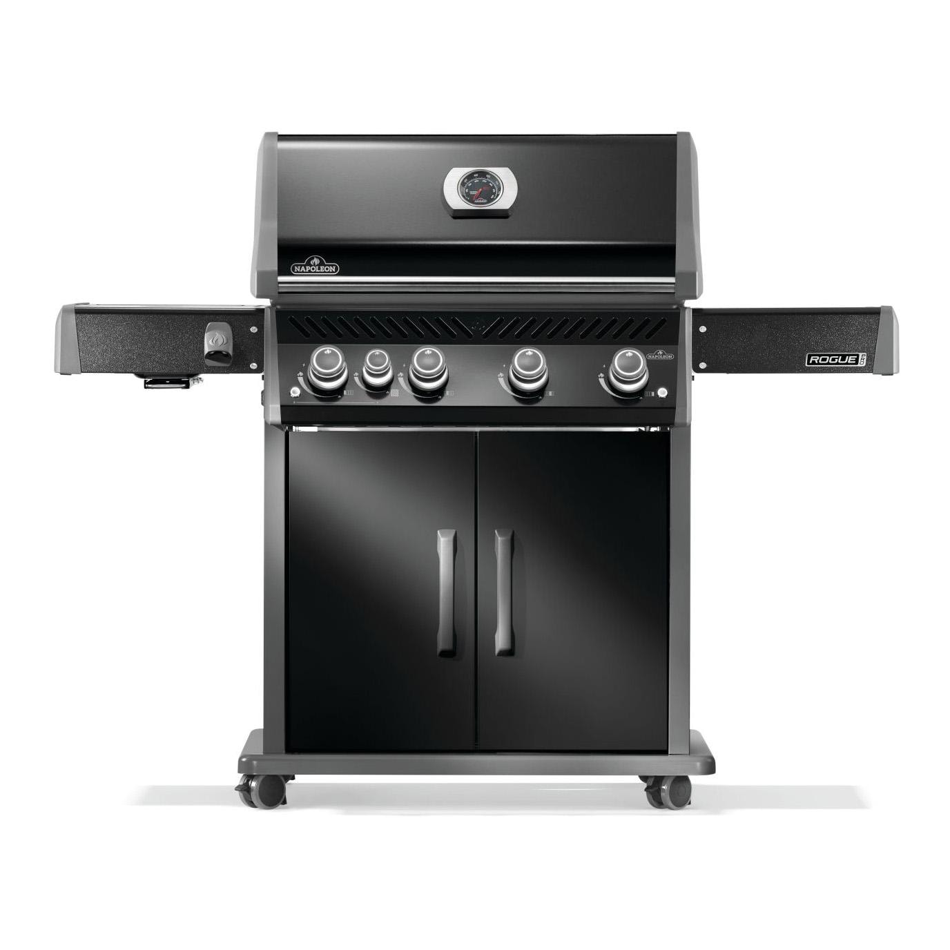 Napoleon Rogue PRO 525 4-Burner Natural Gas Grill w/ Infrared Side Burner - Black - RP525SIBNK-2
