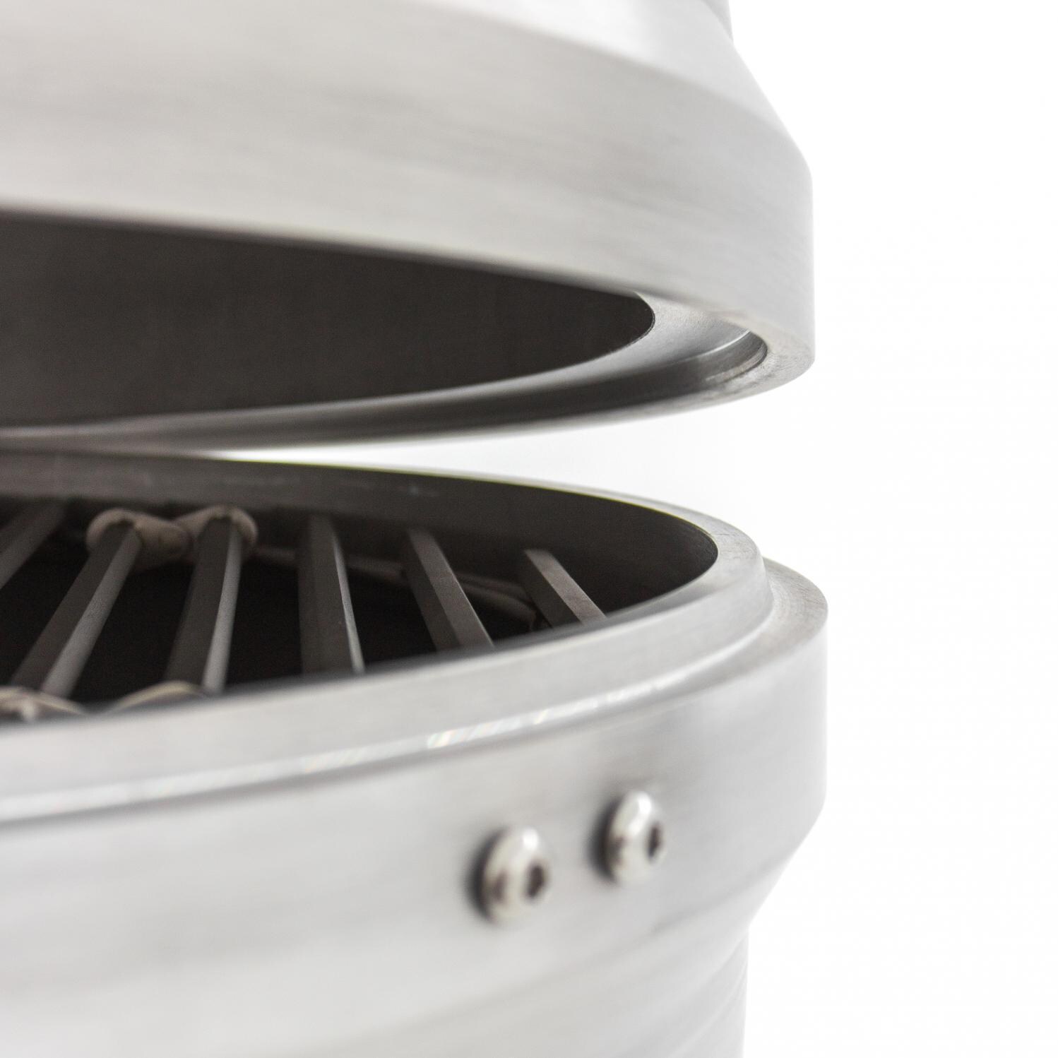 Blaze - BLZ-20-KAMADO - 20-Inch Cast Aluminum Kamado Grill W/ Stainless Steel Cart & Side Shelves - Tongue & Groove Seal Lid thumbnail