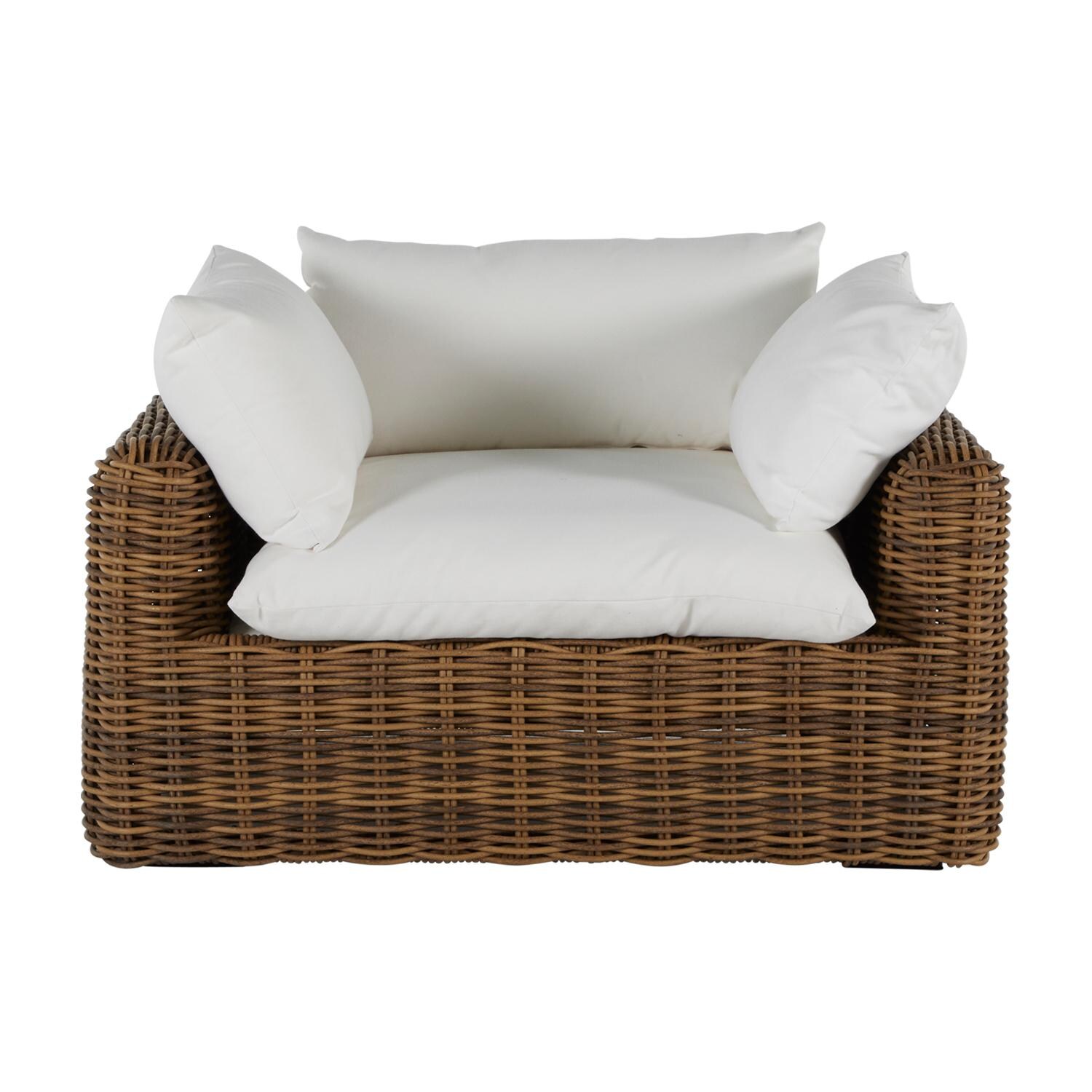Summer Classics 339382+C773F664N Montecito Woven Lounge - Front View thumbnail