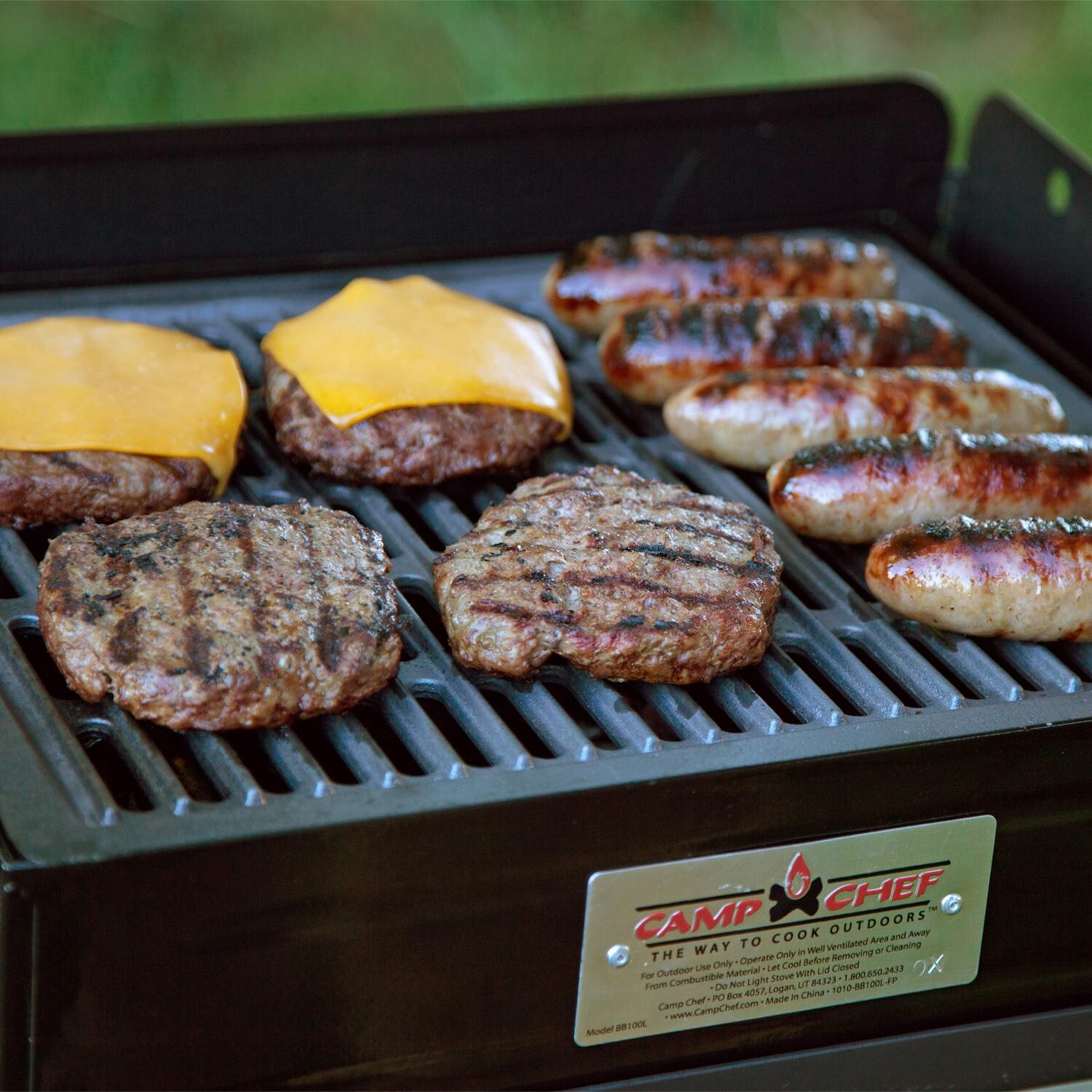 Camp Chef Grill Box Accessory - Grilling Burgers & Brats thumbnail