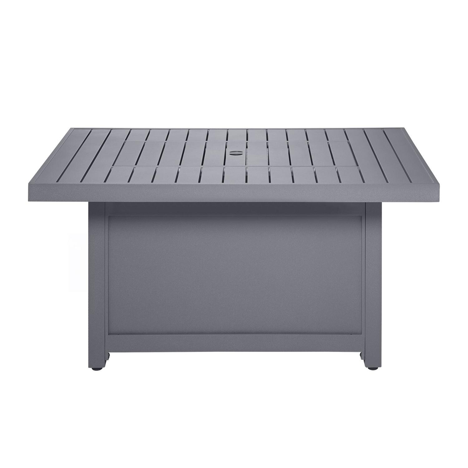 Napoleon 42-Inch Patioflame Hamptons Rectangular Gas Fire Table - Straight - Lid thumbnail
