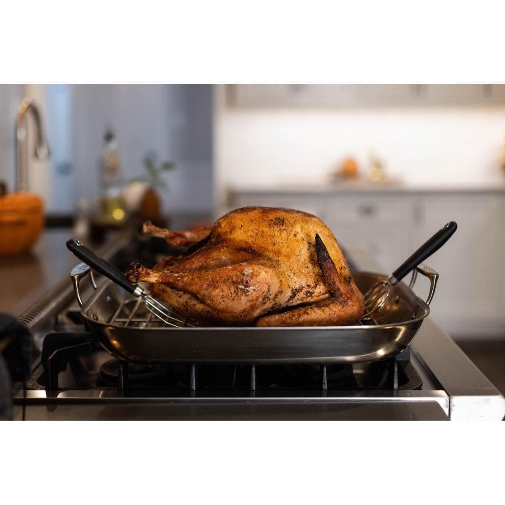 Fire & Flavor FFTP101 Turkey Lifters - Set of 2 Lifting a Turkey thumbnail