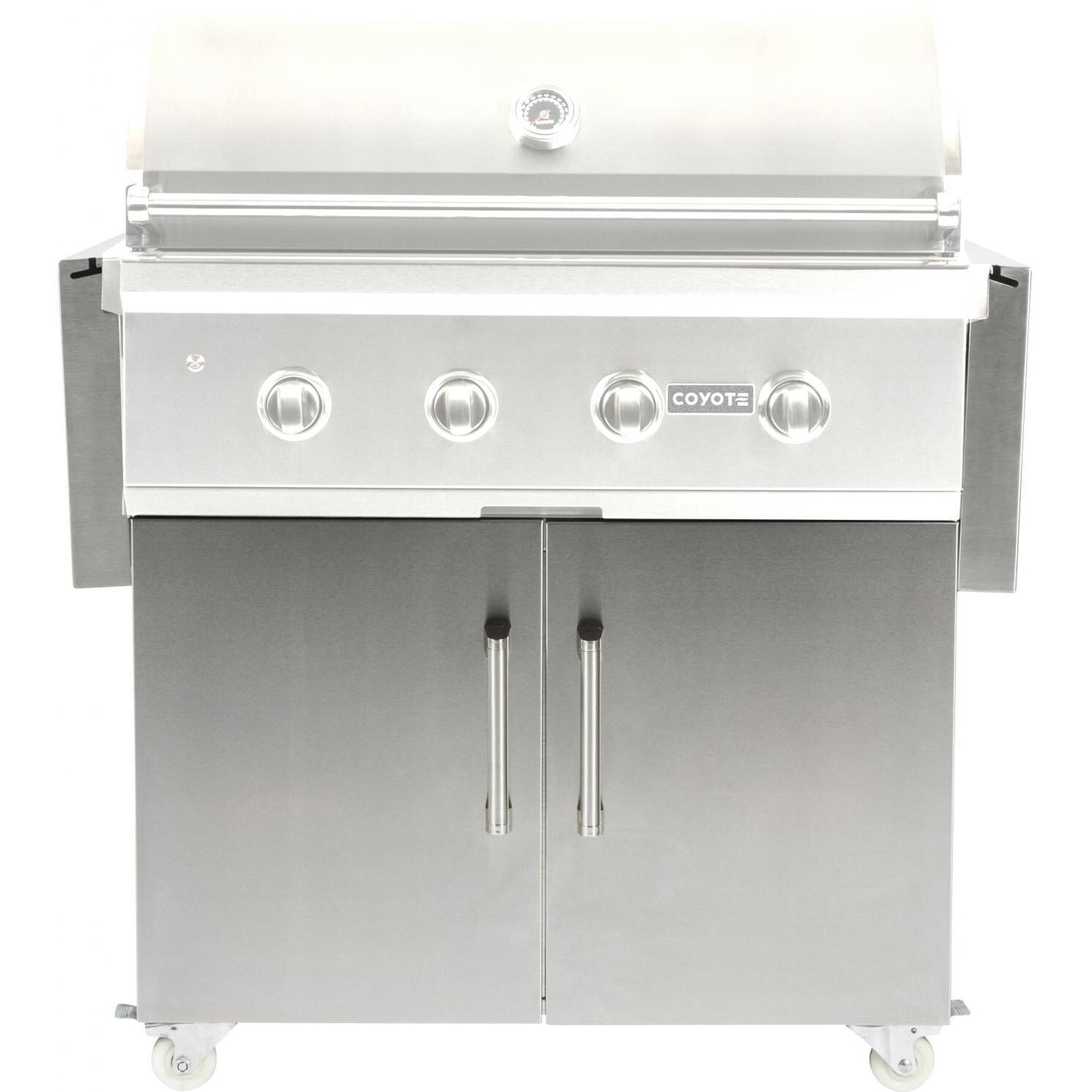 Coyote Grill Cart For 36-Inch Gas Grills - C1S36CT : BBQGuys