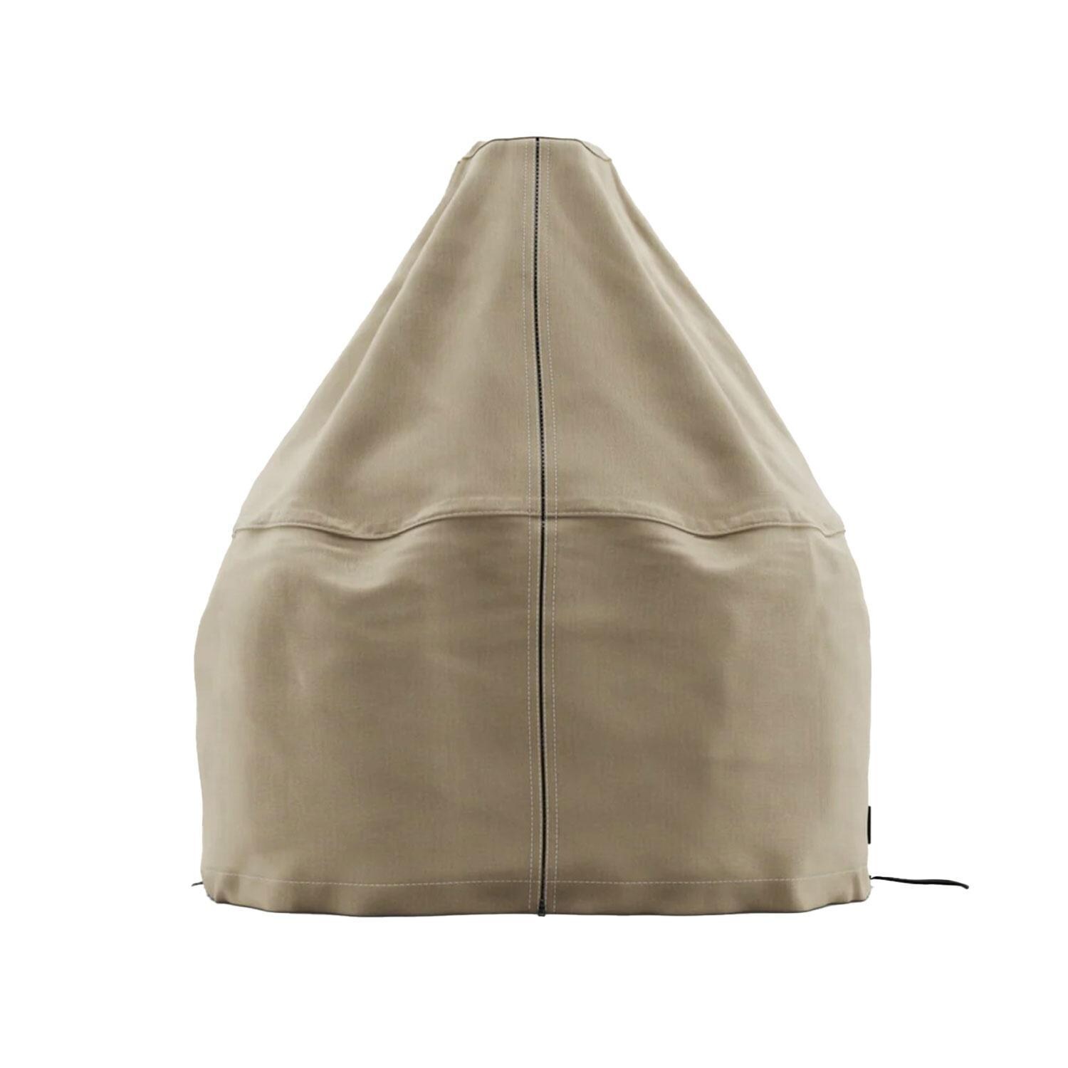 Gozney AM1981 Dome Gen 2 Pizza Oven Cover - Natural - Rear View - White Background thumbnail