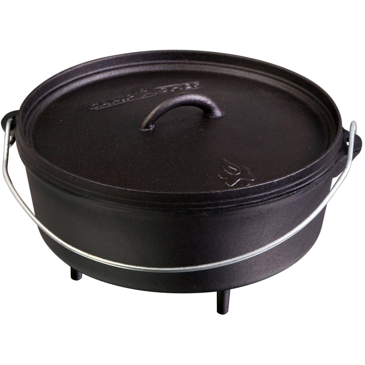 Camp Chef 4-Quart Seasoned Cast Iron Dutch Oven - Standard - SDO10