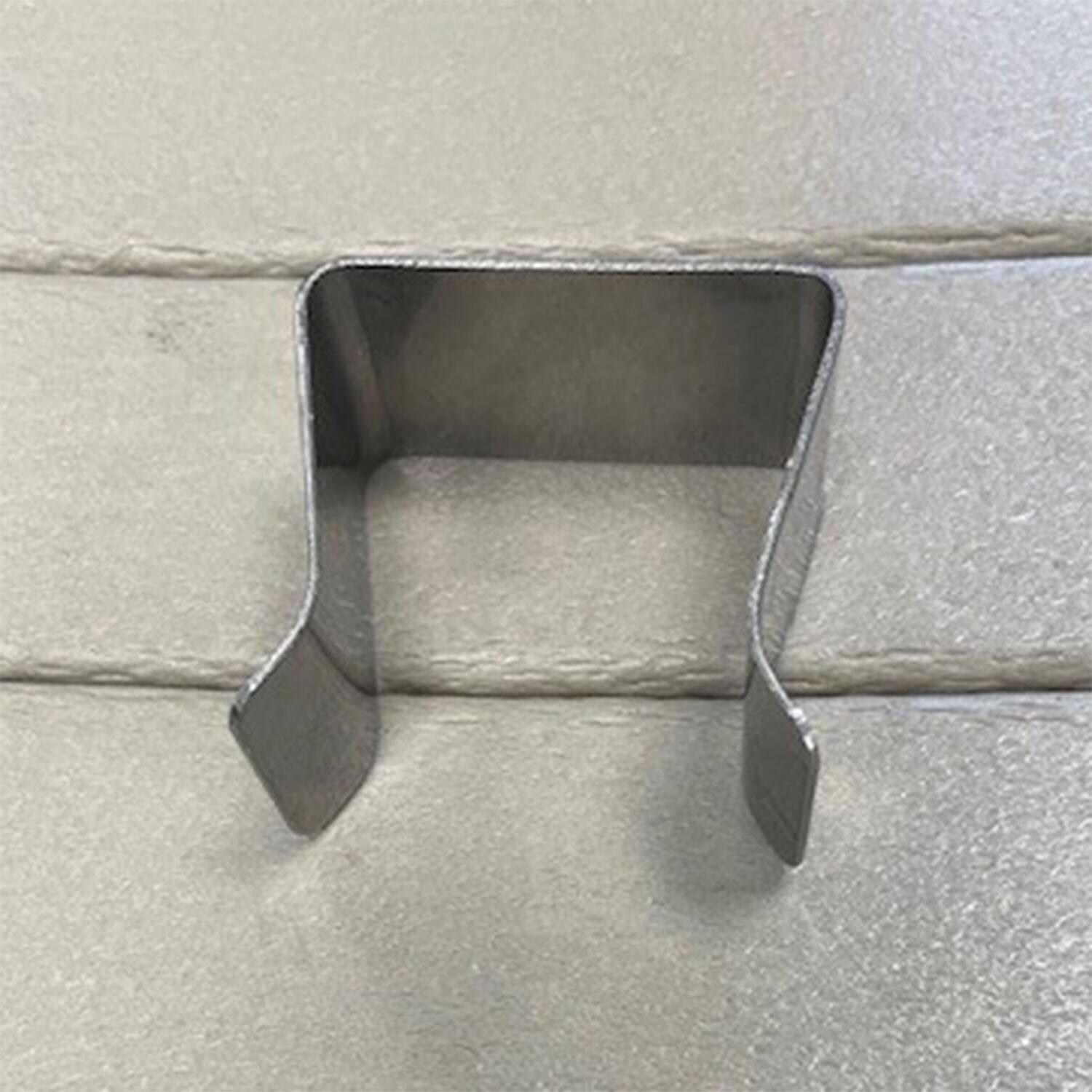 Palma 8 Pc Wicker Modular Corner Seating Set w/ Swivel Glider in Cast Ash By KETTLER - Connector Clip - Detail thumbnail