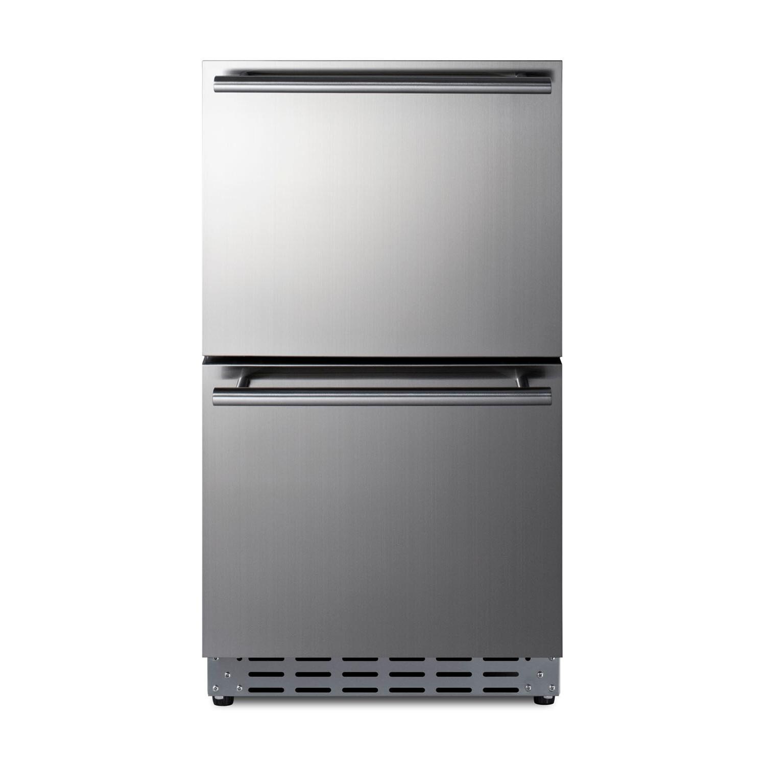 Summit ADRD18OS 18-Inch 3.4 Cu. Ft. ADA Compliant Outdoor Double Drawer Compact Refrigerator thumbnail